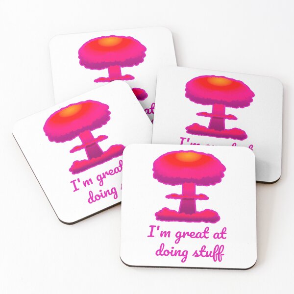 Item preview, I'm great at doing stuff (dark pink for light background) designed and sold by Jeeb-Arts.