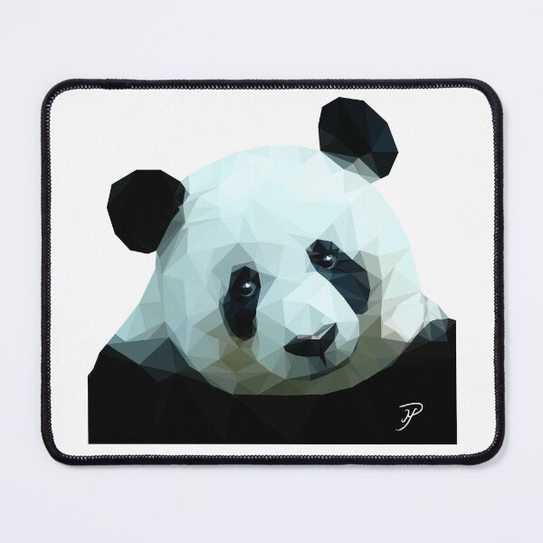Item preview, Graphic Panda in Triangles designed and sold by Mike Payne.