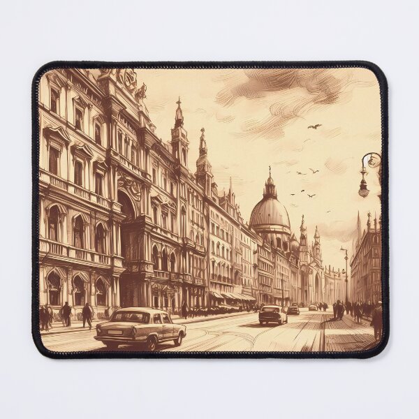 Item preview, Historical European street scene designed and sold by Helleradi.
