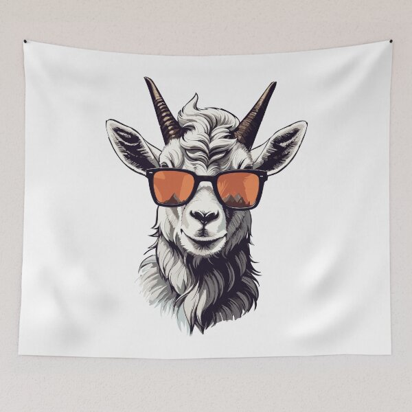 Item preview, The Way of the Goat Sage designed and sold by Gooddaycanvas.