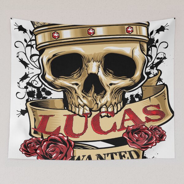 Item preview, Lucas King of Skulls Wanted designed and sold by ProjectX23.