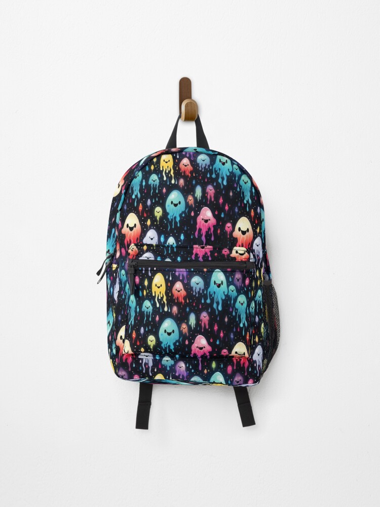 Thumbnail 1 of 3, Backpack, Ghost Pattern designed and sold by BloodRubyz.