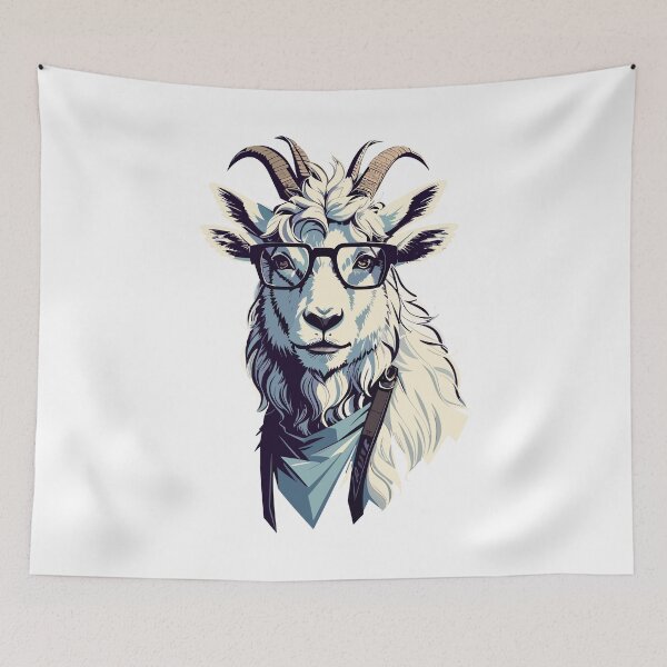 Item preview, The Way of the Goat Sage designed and sold by Gooddaycanvas.