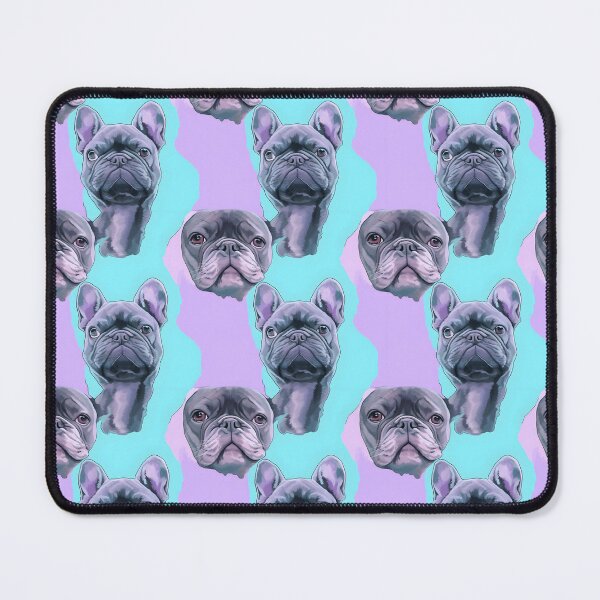 Item preview, Lavender & Teal Frenchie Composite Overlay Pattern #6 designed and sold by ARTficiallyAnon.