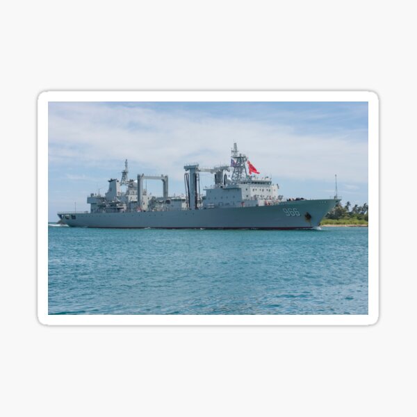 Item preview, STK109741M-People's Liberation Army (Navy) replenishment ship Gaoyouhu. designed and sold by StocktrekImages.