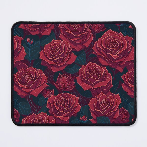 Item preview, Vintage Style Red Roses Pattern designed and sold by SparkleBrush.