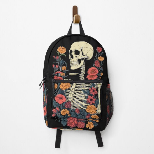 Item preview, Bones and Botany Skeket Colorful designed and sold by GrinGalore.
