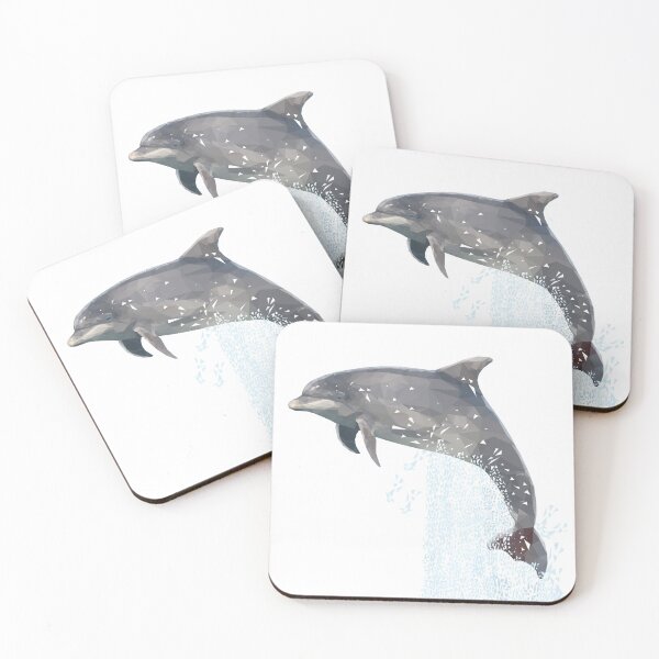 Item preview, Graphic Dolphin in Triangles designed and sold by Mike Payne.