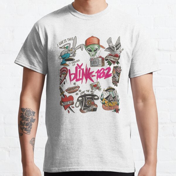 Retro, h, Workaholics Blink 182 Shirt, Blink 182 T Shirt, Blink 182 Tee, Vintage Blink 182 Shirt, Blink 182 Band Tee, Blink 182 Rock Shirt, Vintage Style Shirt Classic T-Shirt