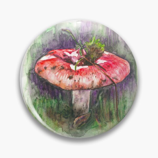 Item preview, Red-Cap Russula Mushroom designed and sold by Eara03.