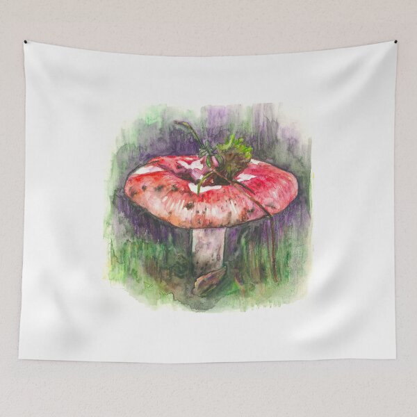 Item preview, Red-Cap Russula Mushroom designed and sold by Eara03.