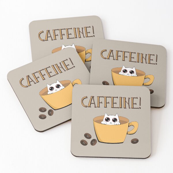 Item preview, Caffeine Cat with Dilated Pupils II designed and sold by MagicEyesOnly.