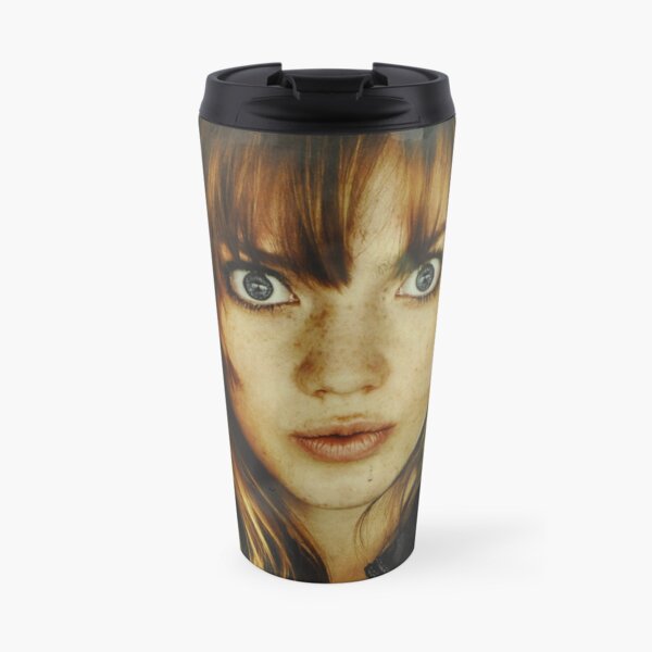 big eyes girl Travel Mug