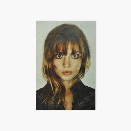 big eyes girl Art Board Print
