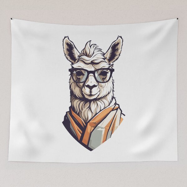 Item preview, Llama Prophets in Indigenous Wisdom designed and sold by Gooddaycanvas.