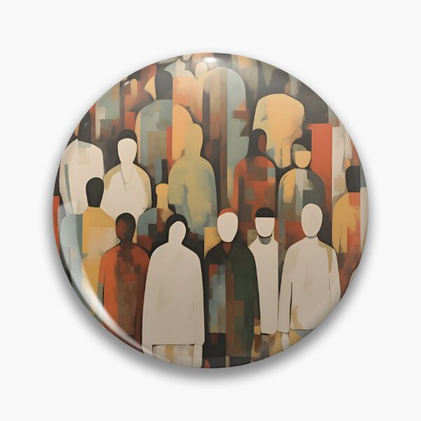 Item preview, Faceless Crowd designed and sold by DigitalDoodleDK.