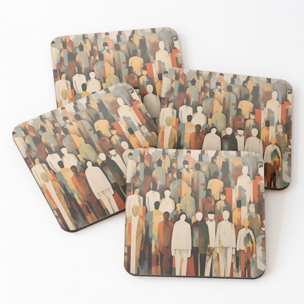 Item preview, Faceless Crowd designed and sold by DigitalDoodleDK.