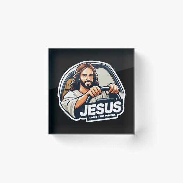 Item preview, Jesus Take The Wheel designed and sold by plushism.
