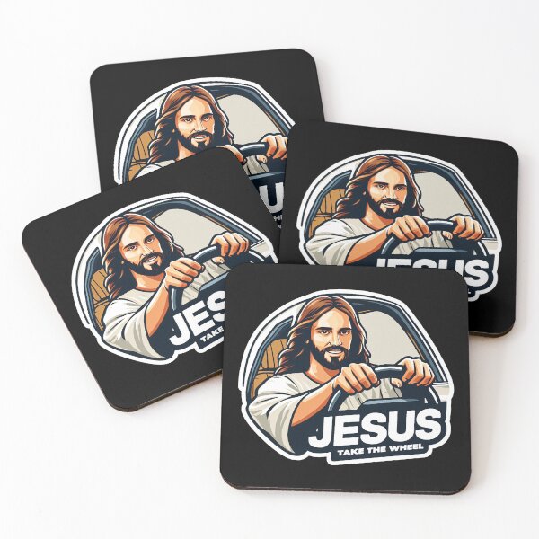 Item preview, Jesus Take The Wheel designed and sold by plushism.