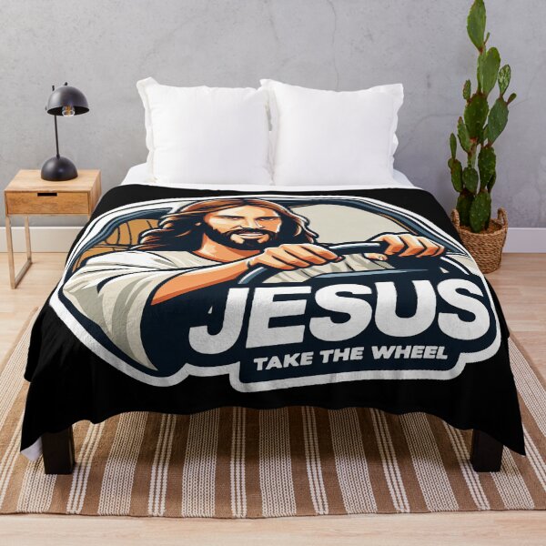 Item preview, Jesus Take The Wheel designed and sold by plushism.