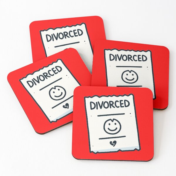 Item preview, Divorced and happy designed and sold by PickledjoArt.