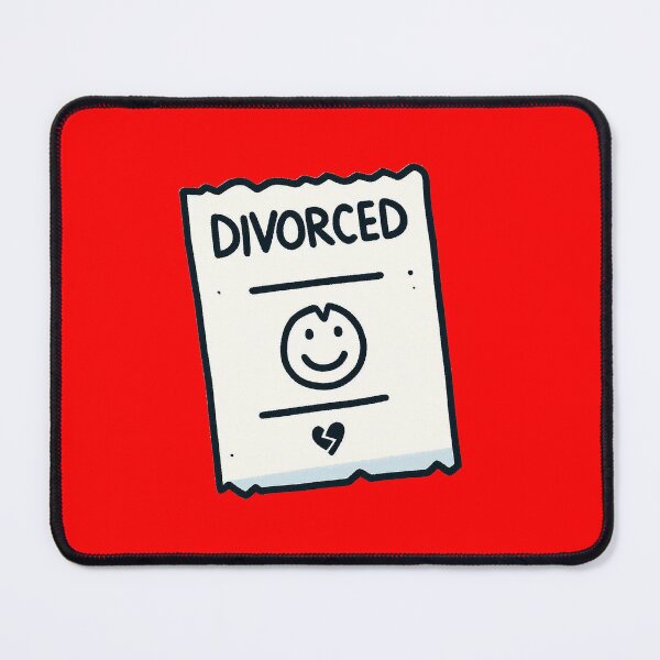 Item preview, Divorced and happy designed and sold by PickledjoArt.