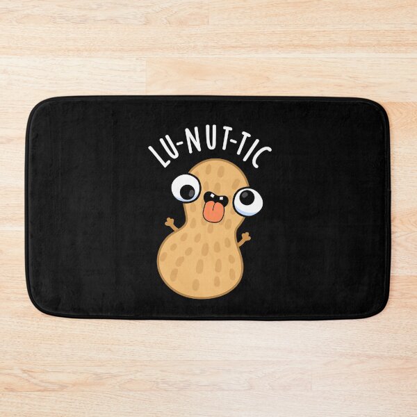 Item preview, Lu-nut-ic Funny Peanut Puns (Dark BG) designed and sold by punnybone.