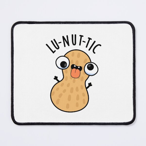 Item preview, Lu-nut-ic Funny Peanut Puns designed and sold by punnybone.