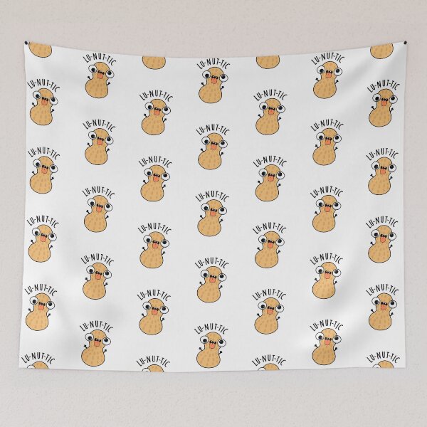Item preview, Lu-nut-ic Funny Peanut Puns designed and sold by punnybone.
