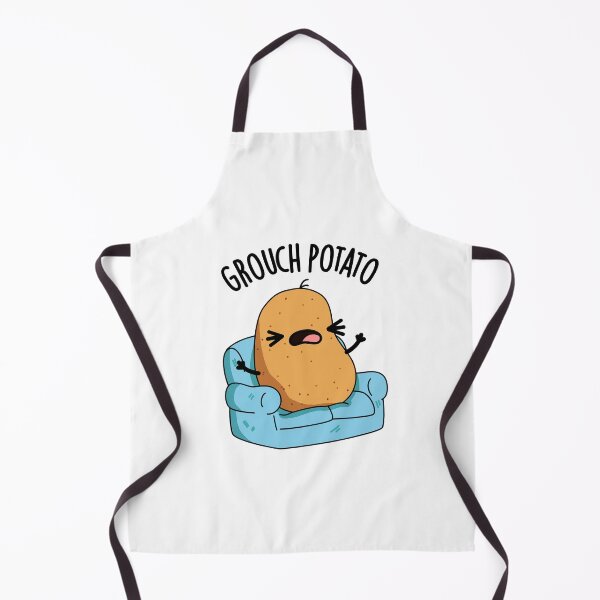 Item preview, Grouch Potato Funny Veggie Puns designed and sold by punnybone.