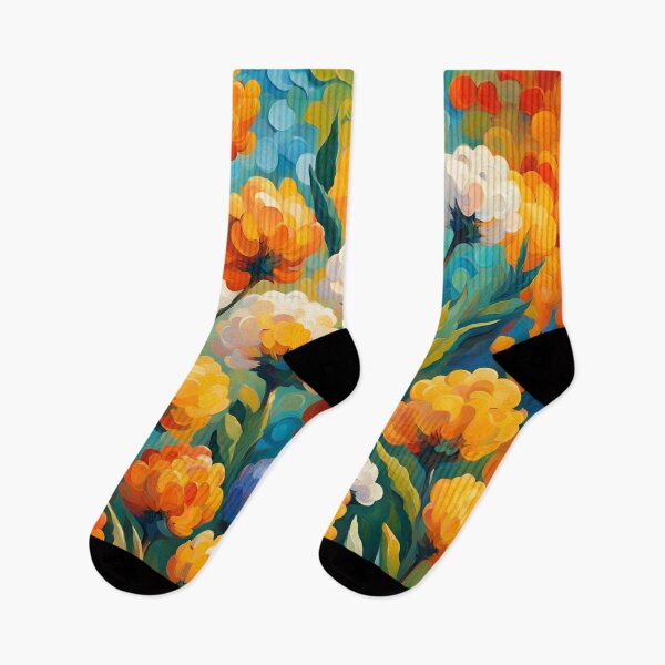 Item preview, Neo Impressionist Flowers Pattern. designed and sold by ARichArts.