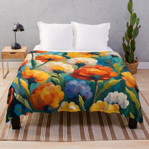 Item preview, Neo Impressionist Flowers Pattern. designed and sold by ARichArts.