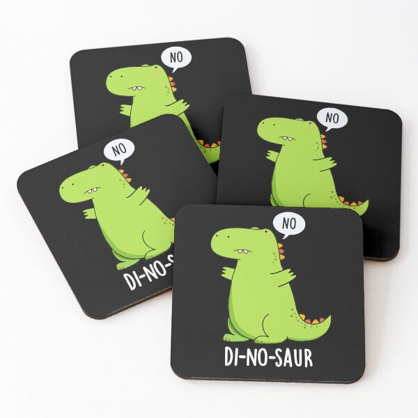 Item preview, Di-no-saur Funny Dinosaur Puns (Dark BG) designed and sold by punnybone.