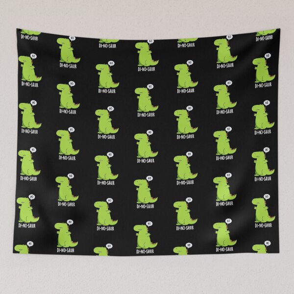Item preview, Di-no-saur Funny Dinosaur Puns (Dark BG) designed and sold by punnybone.