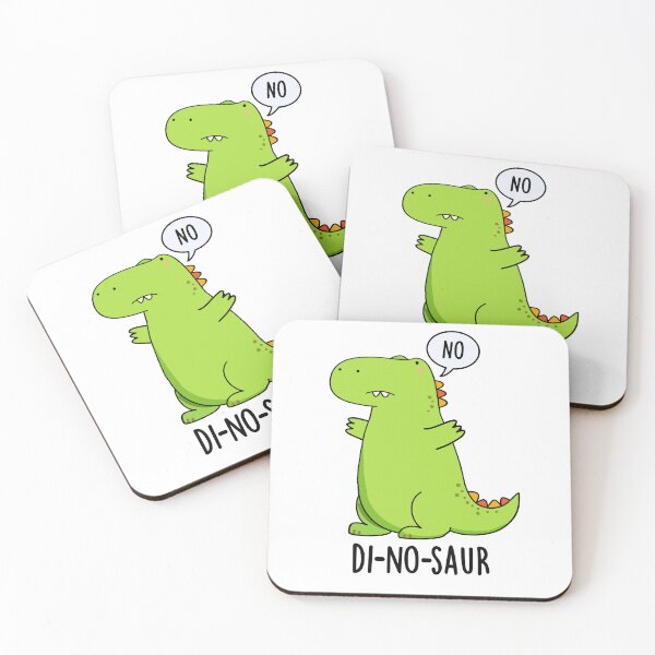 Item preview, Di-no-saur Funny Dinosaur Puns designed and sold by punnybone.