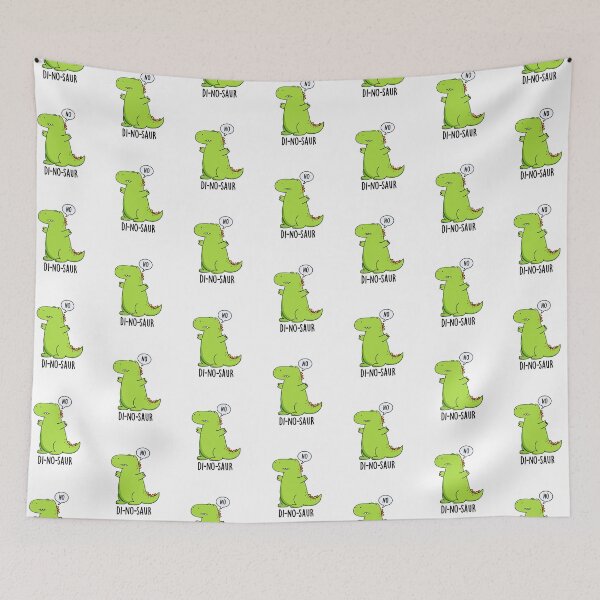 Item preview, Di-no-saur Funny Dinosaur Puns designed and sold by punnybone.