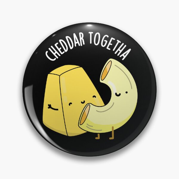Item preview, Cheddar Together Funny Food Puns  (Dark BG) designed and sold by punnybone.