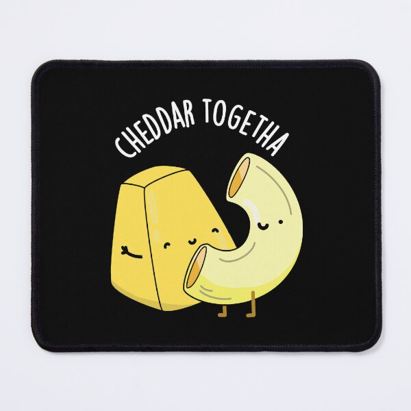 Item preview, Cheddar Together Funny Food Puns (Dark BG) designed and sold by punnybone.