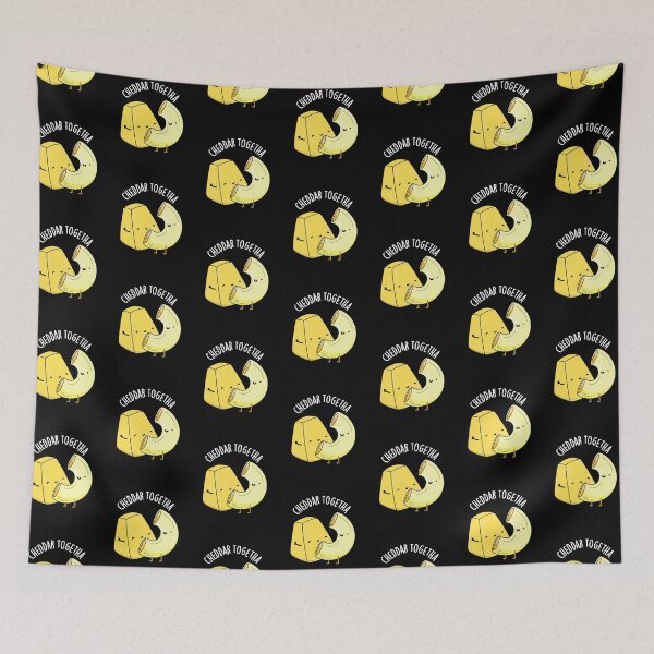 Item preview, Cheddar Together Funny Food Puns  (Dark BG) designed and sold by punnybone.