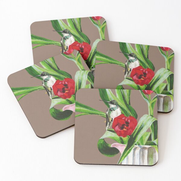 Item preview, Hummingbird on a Tulip designed and sold by Taphath Foose Artist.