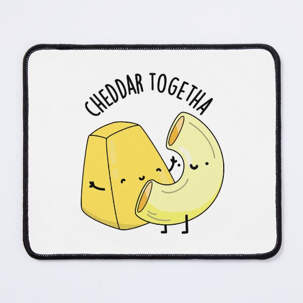 Item preview, Cheddar Together Funny Food Puns designed and sold by punnybone.