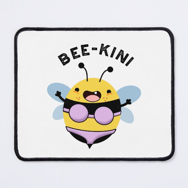 Item preview, Bee-kini Funny Bee Puns designed and sold by punnybone.