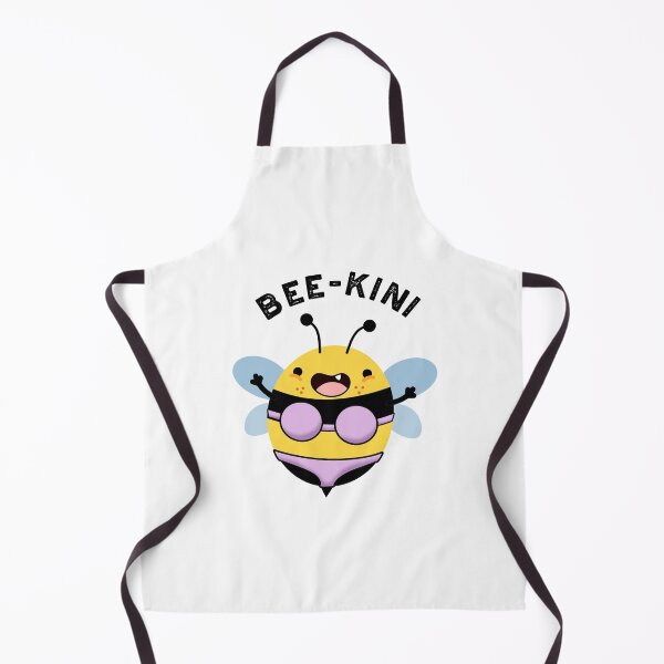 Item preview, Bee-kini Funny Bee Puns designed and sold by punnybone.