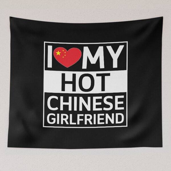 Item preview, I Love My Hot Chinese Girlfriend designed and sold by Pixie-agenca.