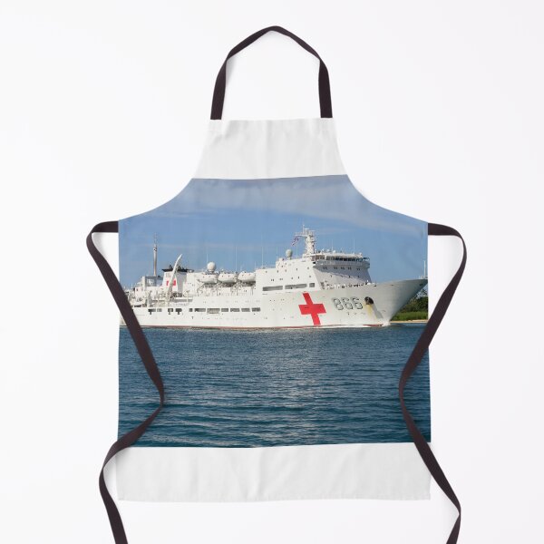 Item preview, STK109735M-People's Liberation Army (Navy) hospital ship Peace Ark in Pearl Harbor, Hawaii. designed and sold by StocktrekImages.