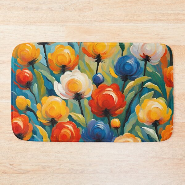 Item preview, Neo Impressionist Flowers Pattern. designed and sold by ARichArts.