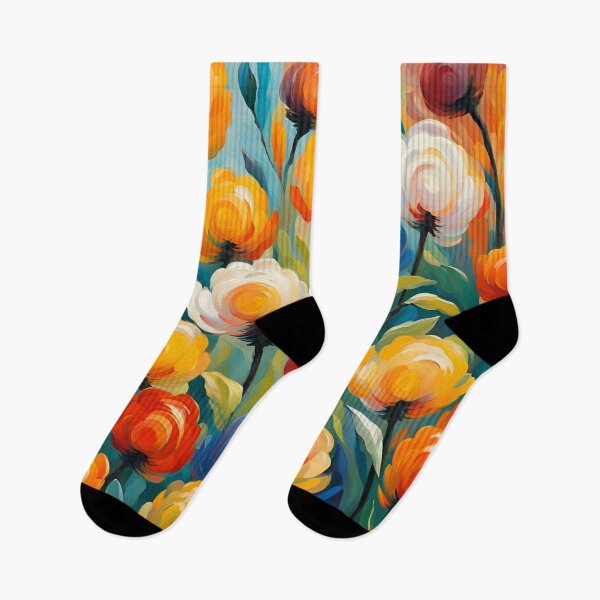 Item preview, Neo Impressionist Flowers Pattern. designed and sold by ARichArts.