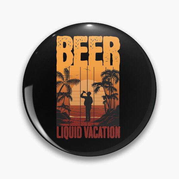 Item preview, Beer, Liquid Vacation designed and sold by Retro-Rebellion.