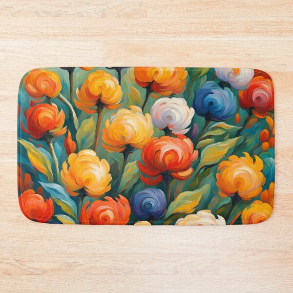 Item preview, Neo Impressionist Flowers Pattern. designed and sold by ARichArts.