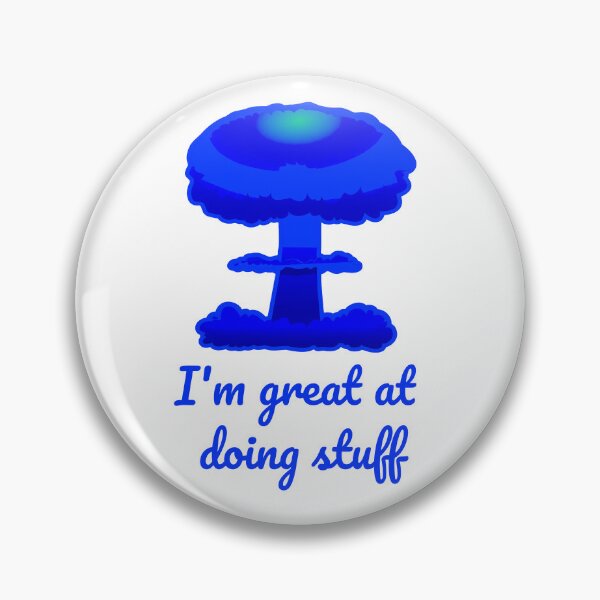 Item preview, I'm great at doing stuff (dark blue for light background) designed and sold by Jeeb-Arts.